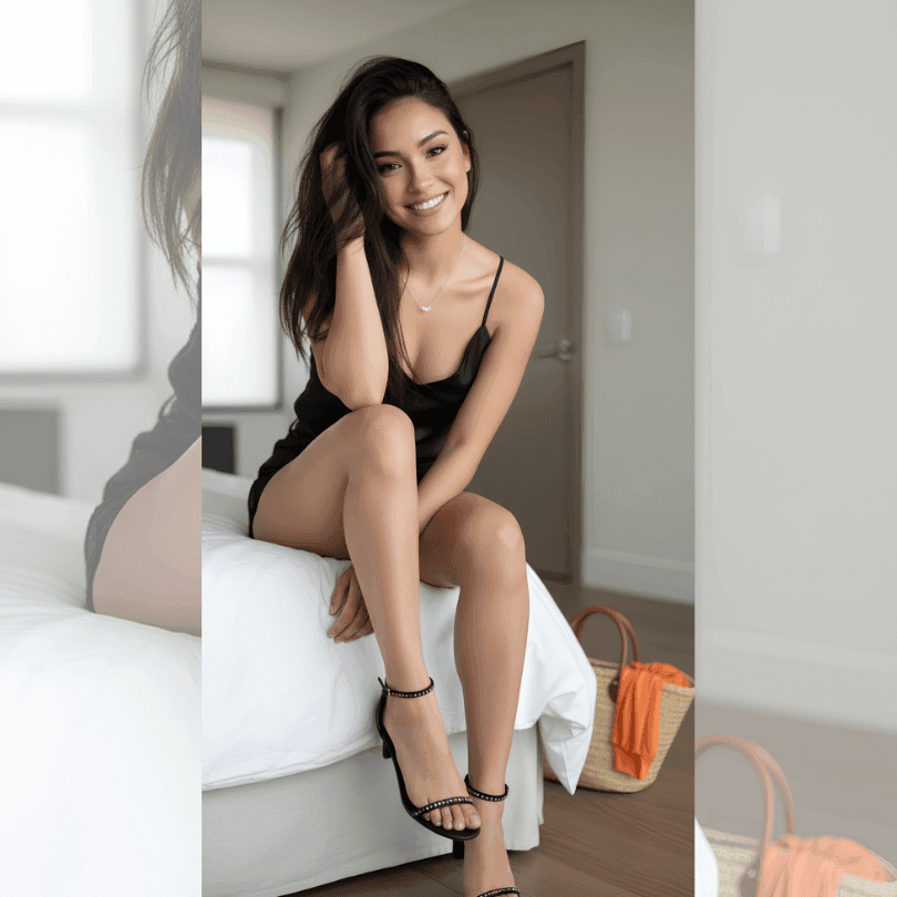 Vanessa Fernanda na cama